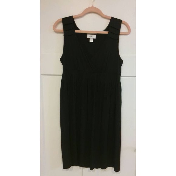 LOFT Dresses Ann Taylor Loft Jersey Knit Little Black Dress Size S